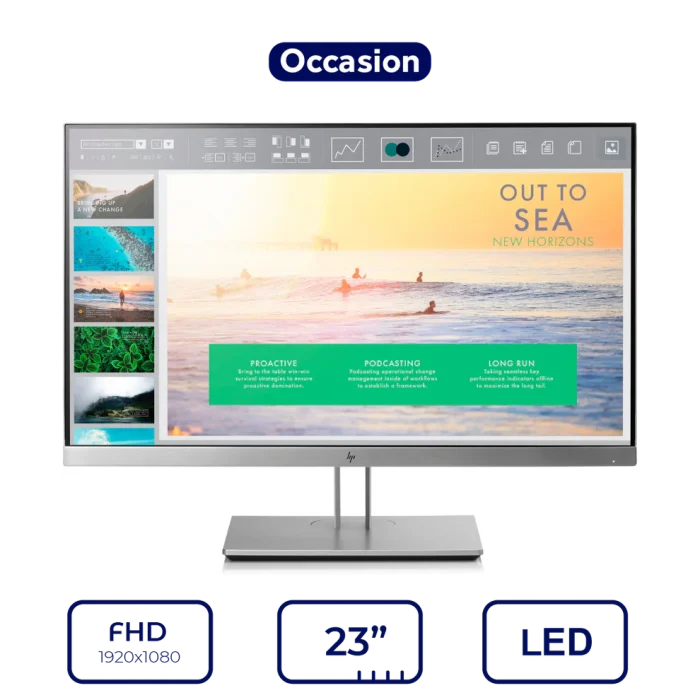 Écran 23" Full HD HP EliteDisplay E233 (1FH46AS)